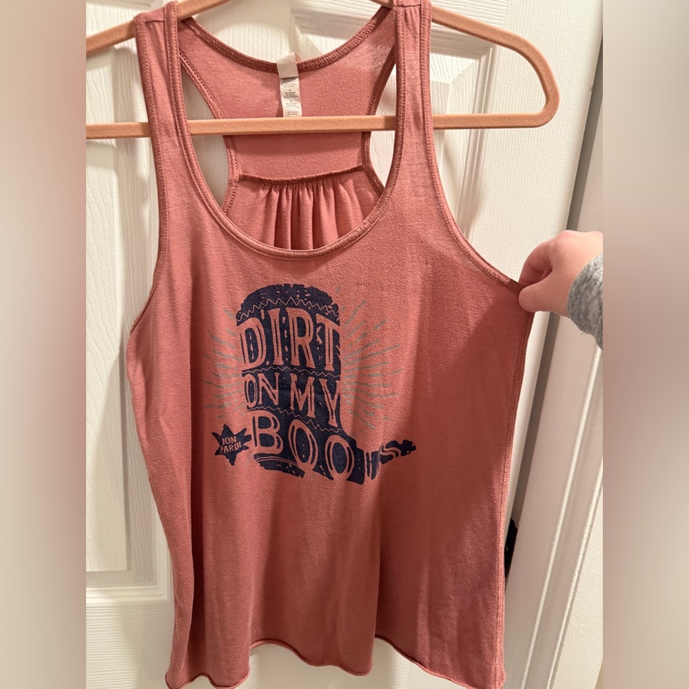 Jon Pardi official tour merch - Pink Graphic Tank Top